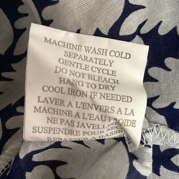 French Curve 100% Cotton Button Down Shirt M #180C - Picture 9 of 9